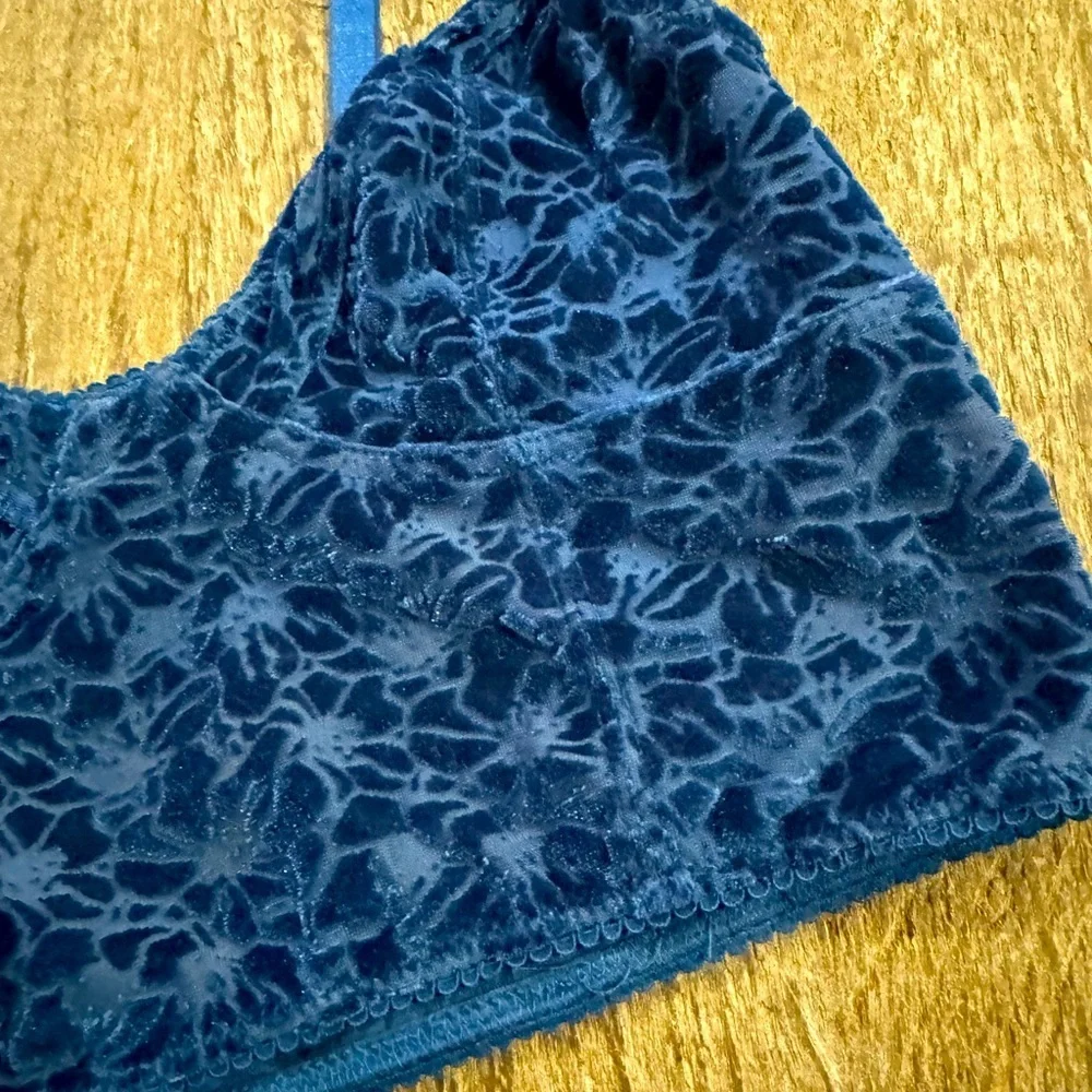 Free People Velvet Bralette.